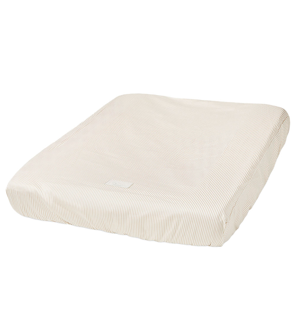 Cam Cam Bed Sheet - 70x140x15 cm - Classic+ Stripes Camel