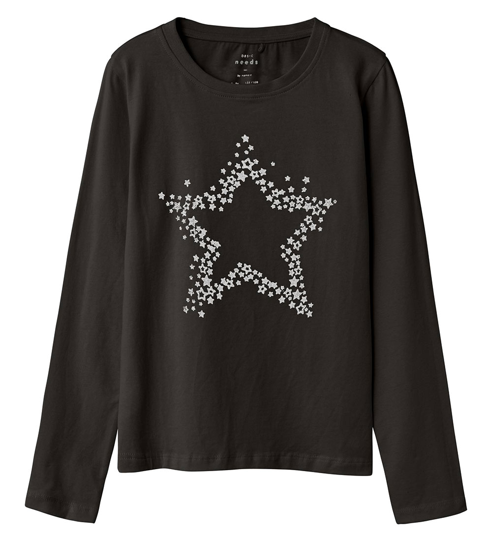 Name It Blouse - NkfViparty - Black w. Glitter