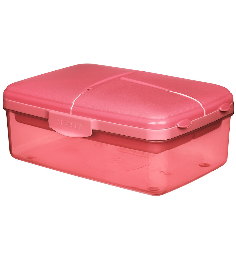 Sistema Lunchbox - Slimline Quaddie - 1.5 L - Pink