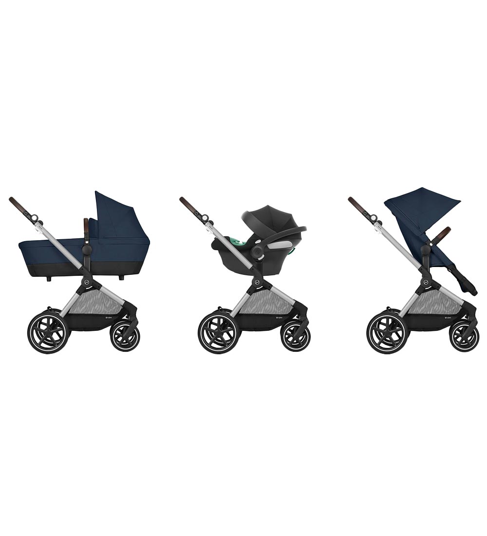 Cybex Stroller/Pram - Eos Lux - 2-I-1 - Ocean Blue