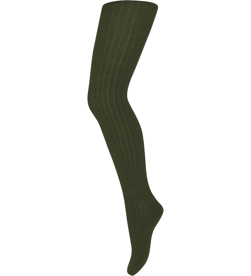 MP Tights - Wool - Rib - Ivy Green