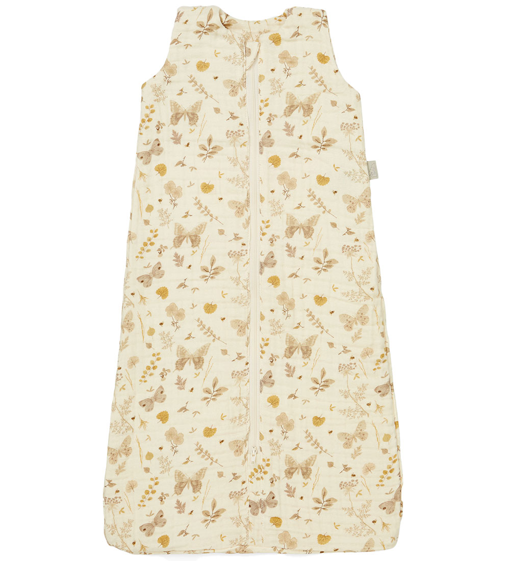 Cam Cam Sovepose - Muslin - 6-18 Md. - Beige m. Blader/Summerf