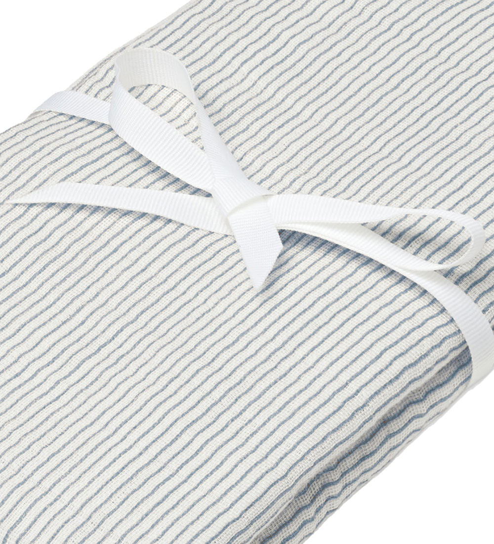 Cam Cam Baby Swaddle - 120x120 cm - Classic+ Stripes Blue