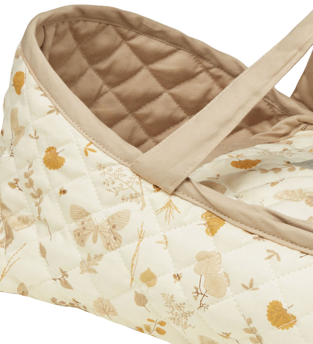 Cam Cam Doll's Lift - Beige w. Leaves/Butterflies