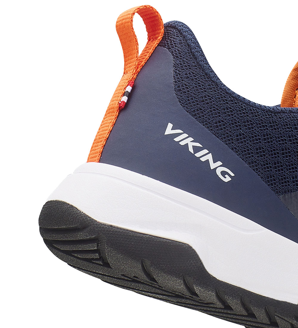 Viking Schoenen - Tex - Verhoog laag - Navy/Oranje