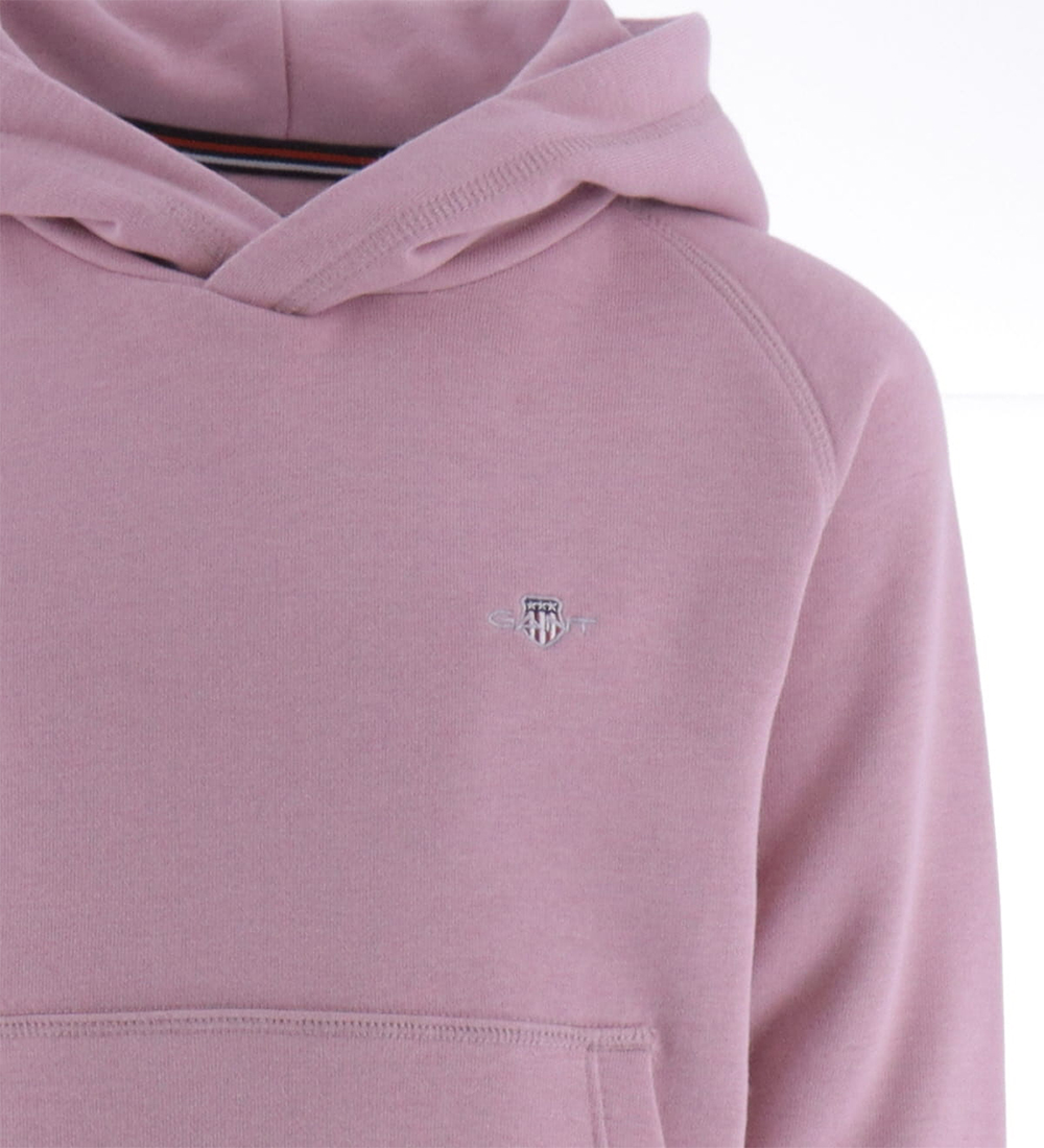 GANT Hoodie - Shield - Lilac Lavender