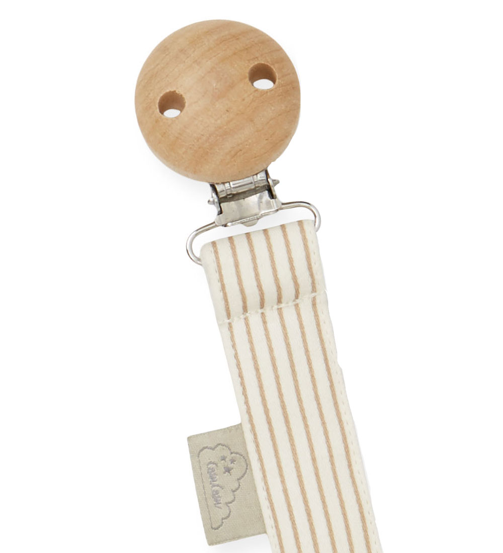 Cam Cam Dummy Clip - Classic+ Stripes Camel