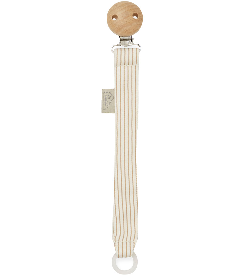 Cam Cam Dummy Clip - Classic+ Stripes Camel