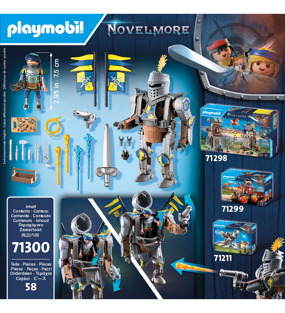 Playmobil Novelmore - Battle Robot - 71300 - 58 Parts