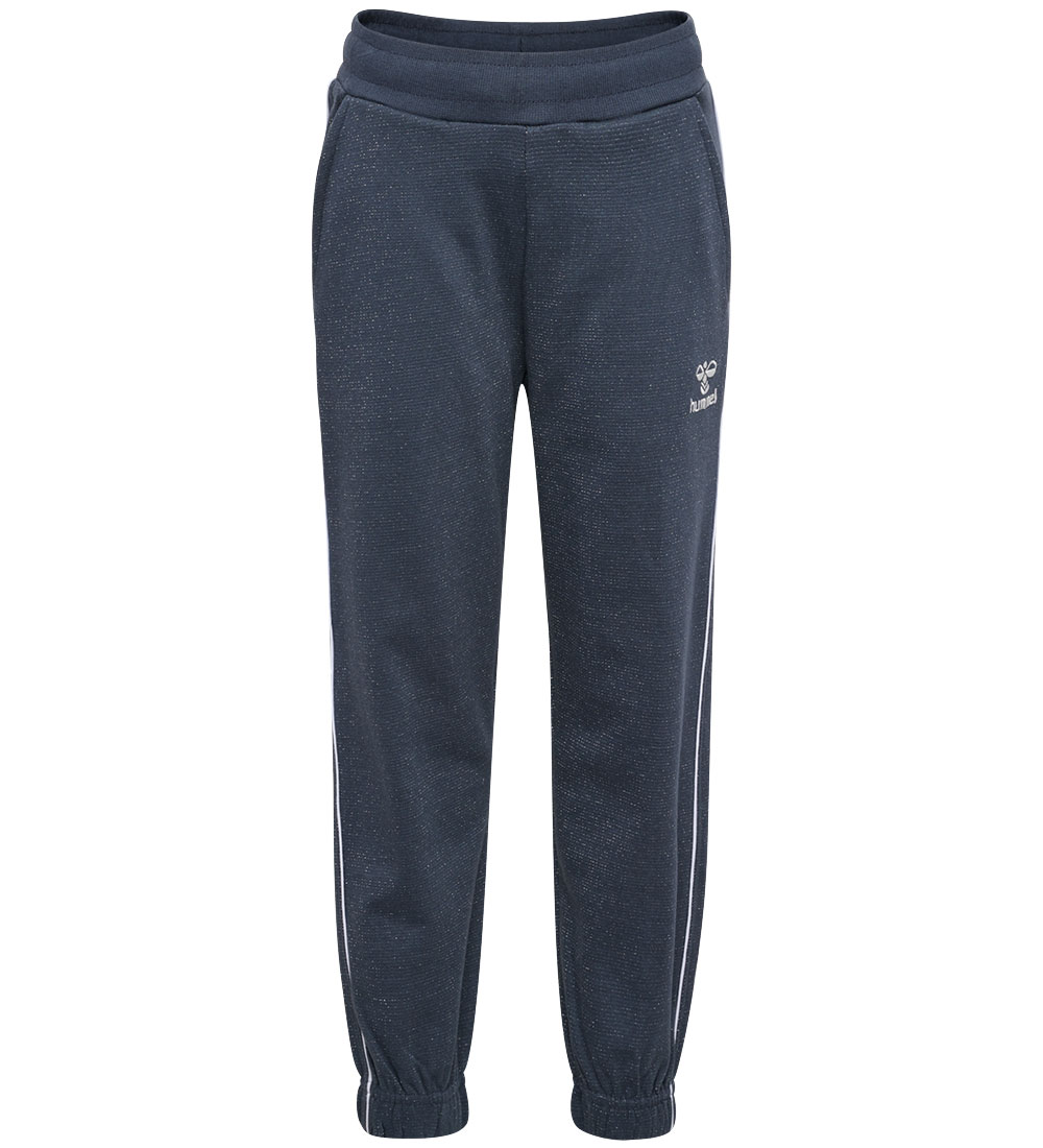 Hummel Sweatpants - hmlGizela - Ombre Blue w. Glitter