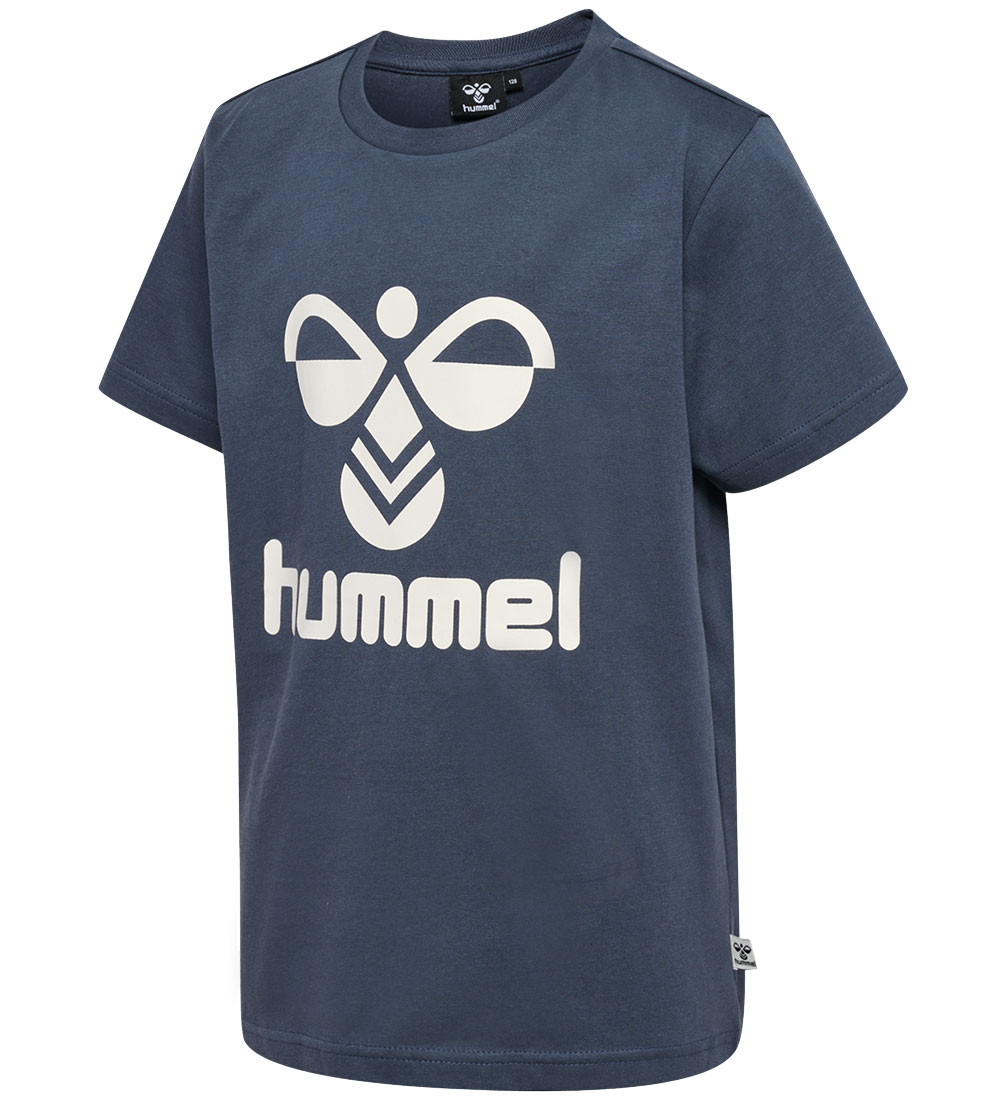 Hummel T-shirt - hmlTres - Ombre Blue