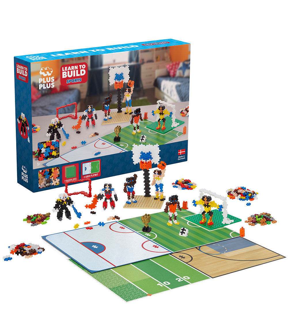Plus-Plus Lär dig bygga - 600 st. - Sports