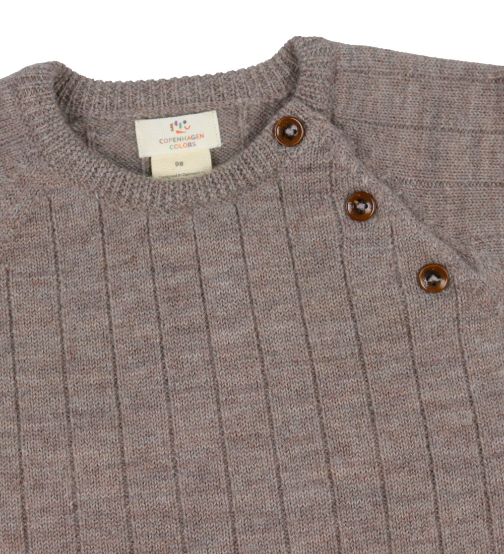 Copenhagen Colors Blouse - Wool - Natural Melange