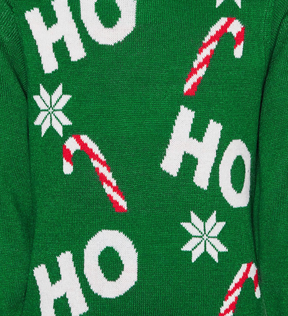 Vero Moda Girl Blouse - Knitted - VmMixedXmas - Jelly Bean/W Sno