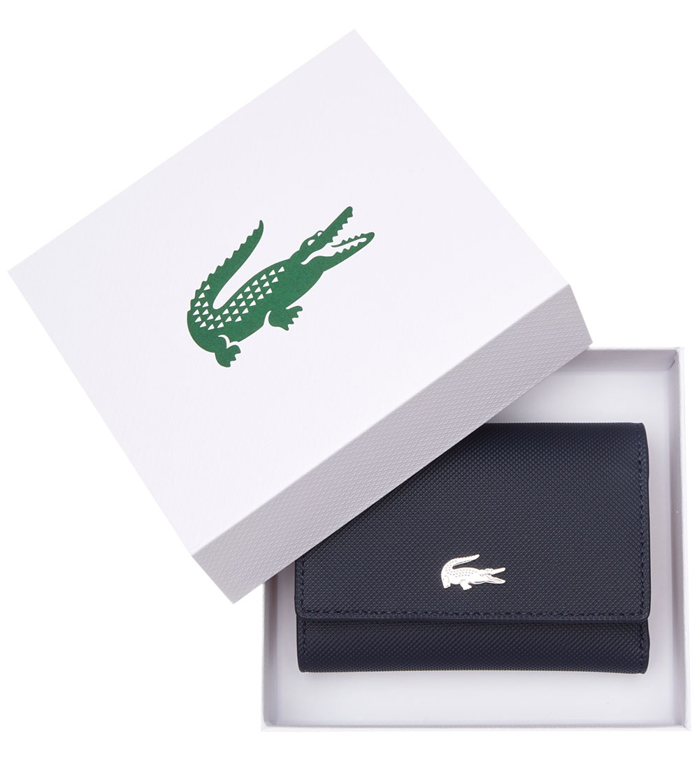 Lacoste Wallet - Compact Wallet - Noir/Cream