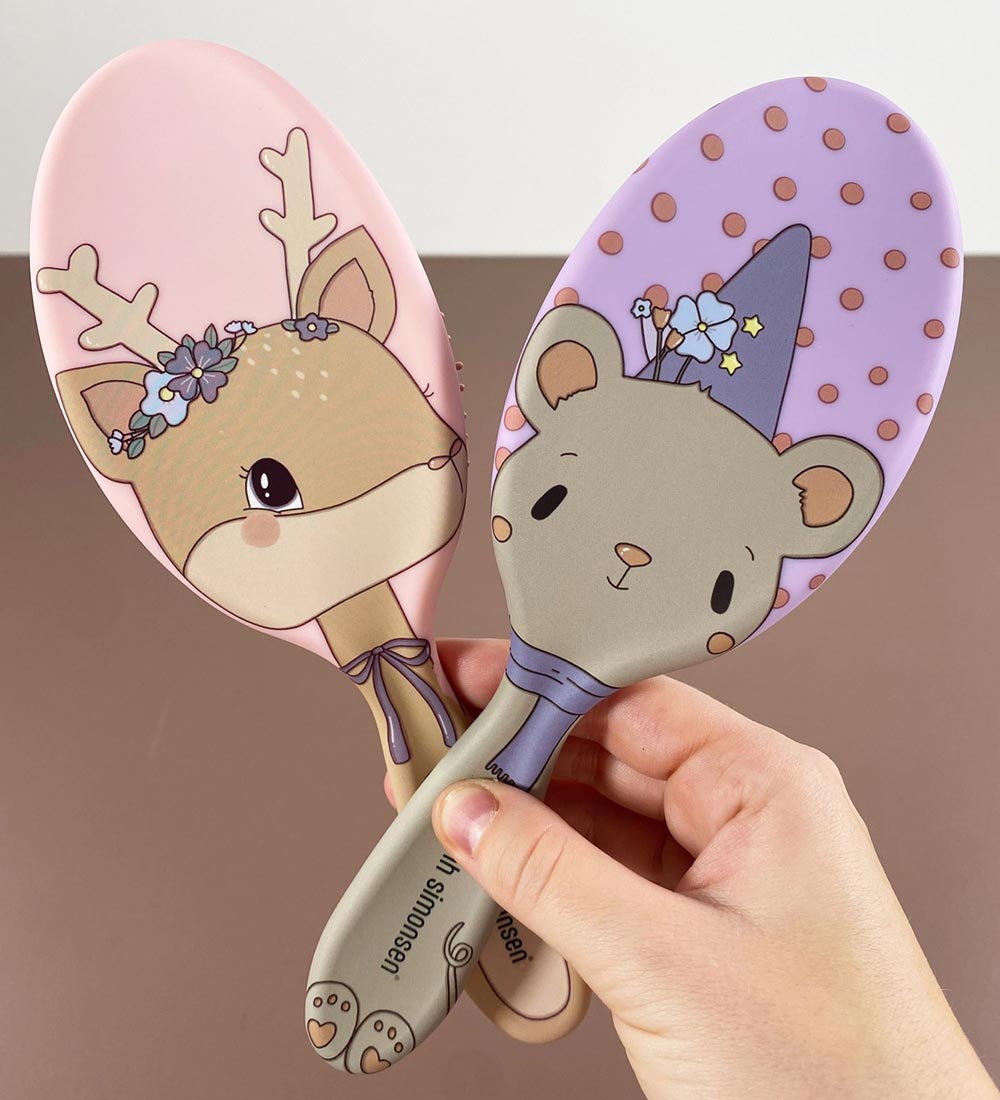HH Simonsen Hairbrush - Wonder Brush Kids - Reindeer