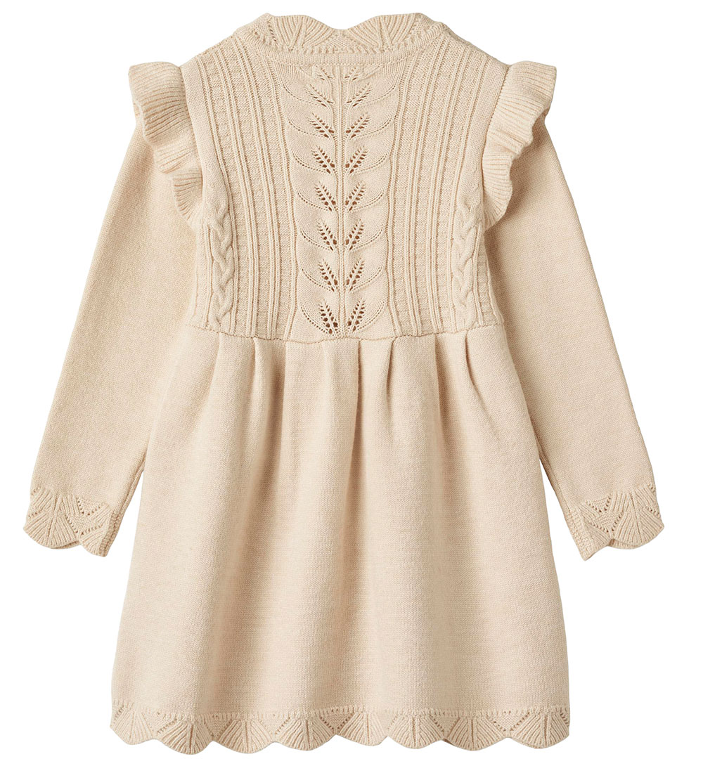 Fliink Robe - Tricoté - Viscose - Alilly - Coquillage