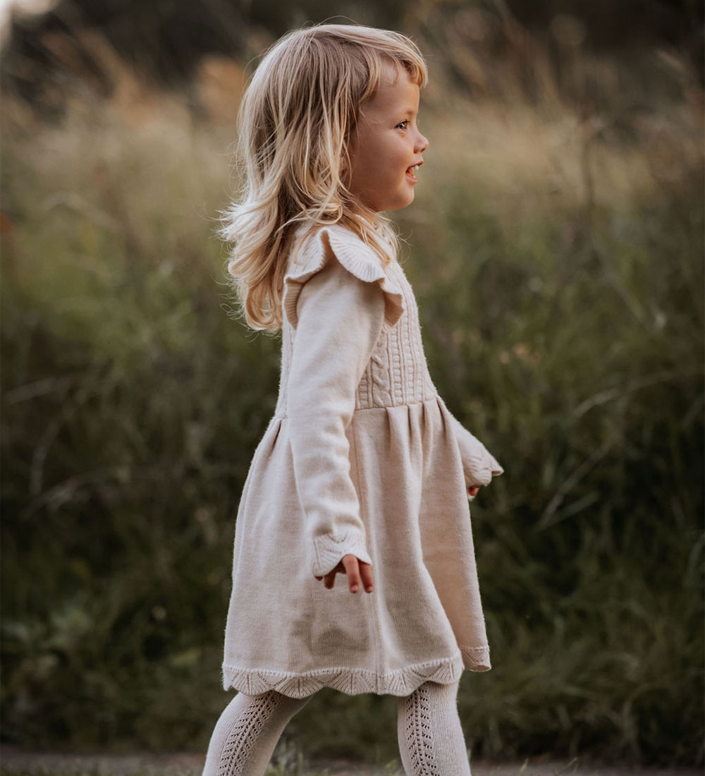 Fliink Robe - Tricoté - Viscose - Alilly - Coquillage