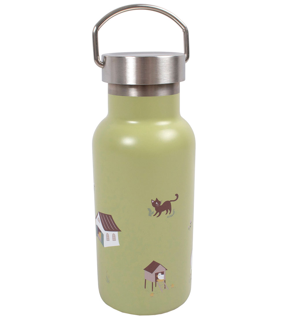 Filibabba Thermo Bottle - Magic Farm - 350 mL - Green