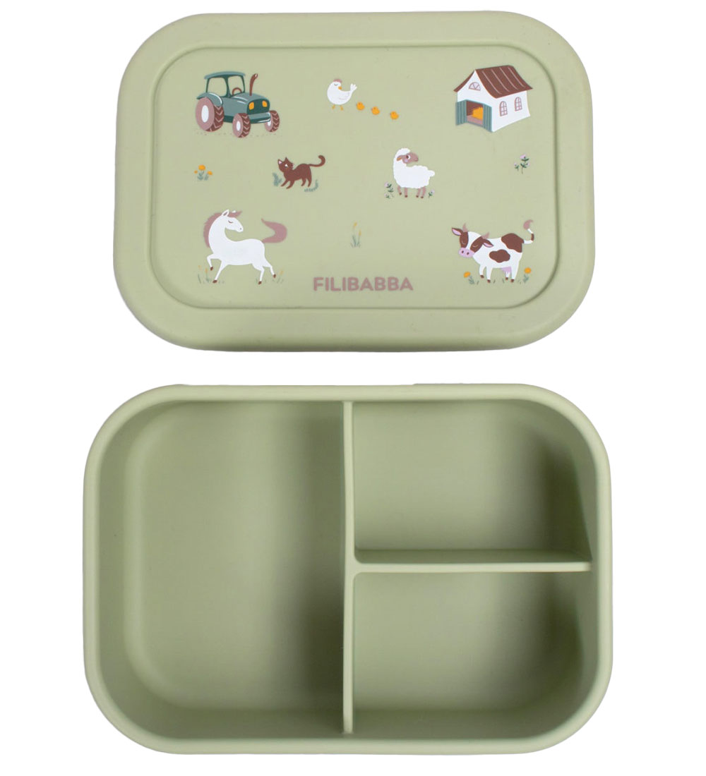 Filibabba Lunchbox - 700 mL - Book Green