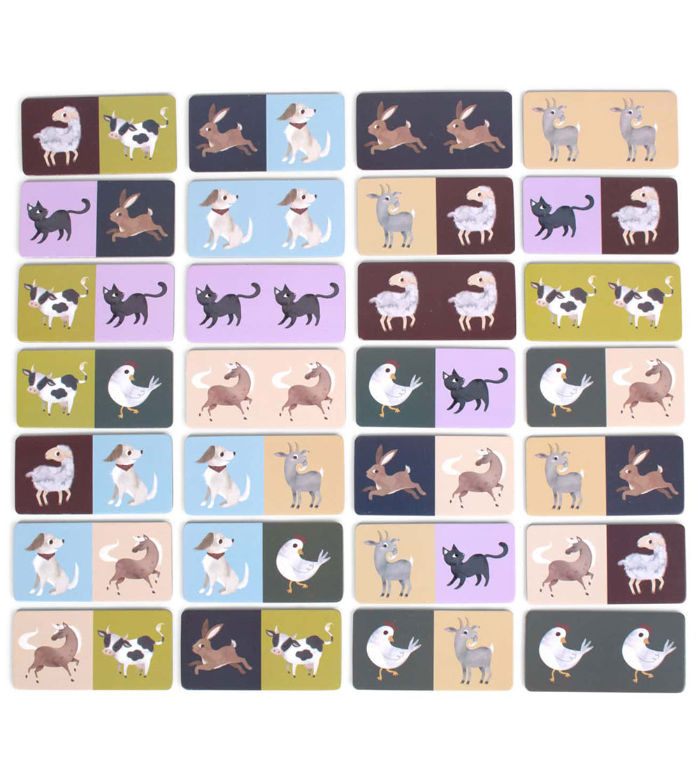 Filibabba Domino - Farm Animals