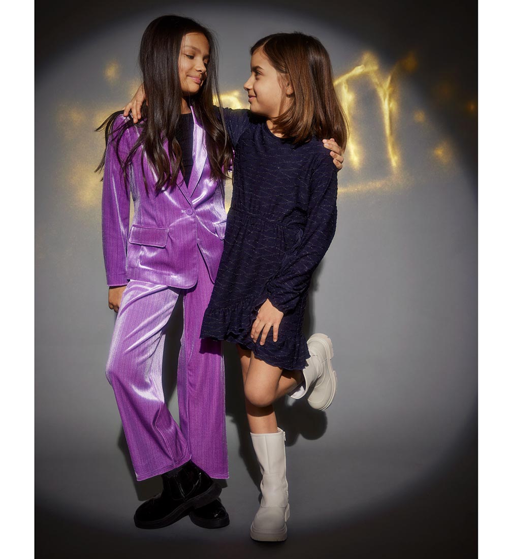 Kids Only Blazer - Velvet - KogMabel - Dewberry w. Glitter