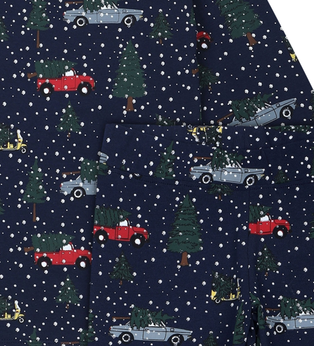 The New Pyjama Set - TnHoliday - Navy Blazer w. Print