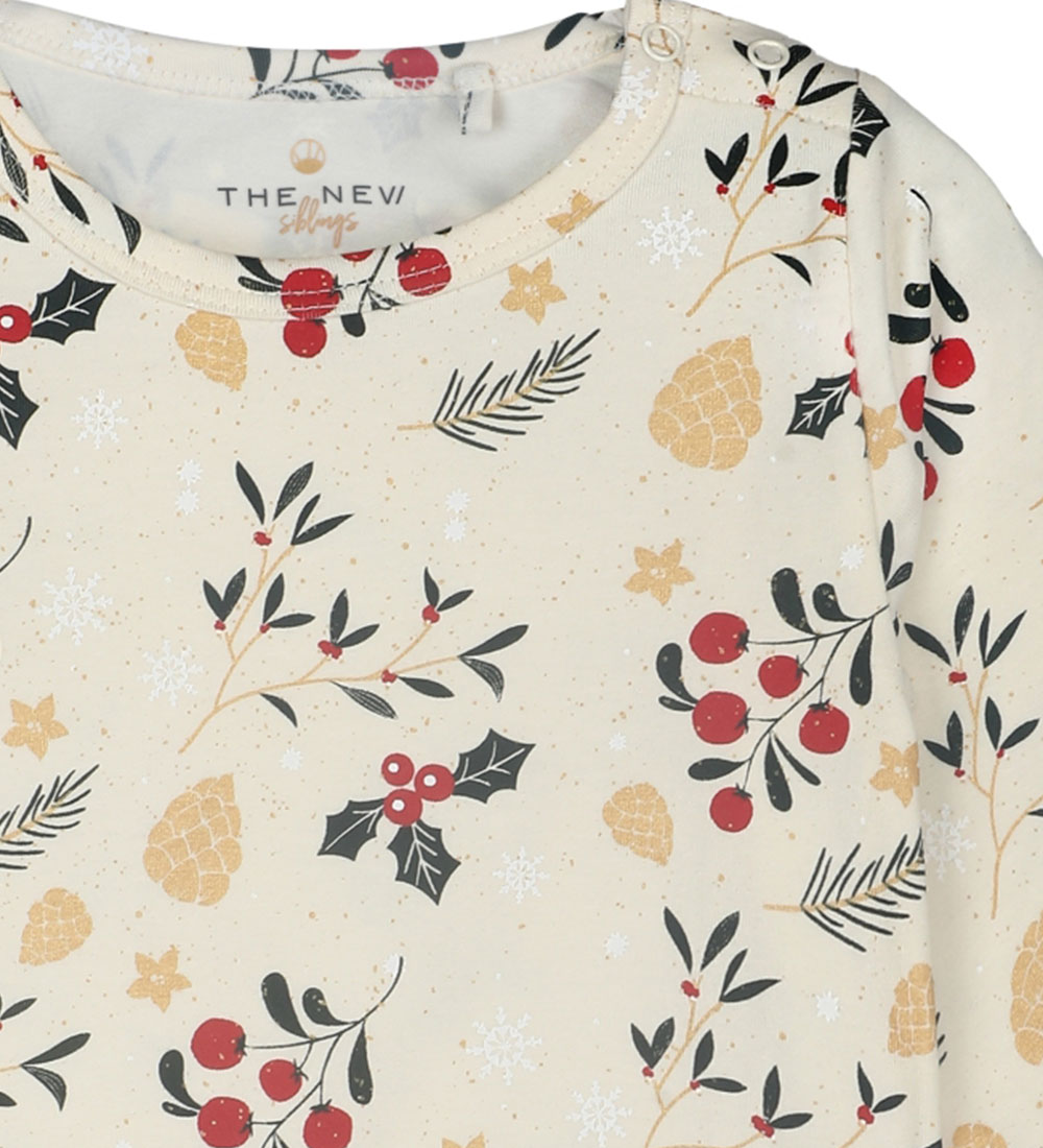 The New Siblings Romper l/s - TnsVakantie - Ecru m. Print
