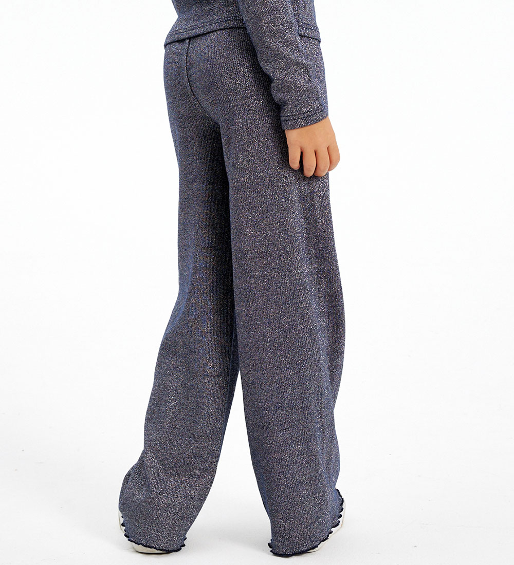 The New Trousers - TnFarah - Nevy Blazer w. Silver Glitter