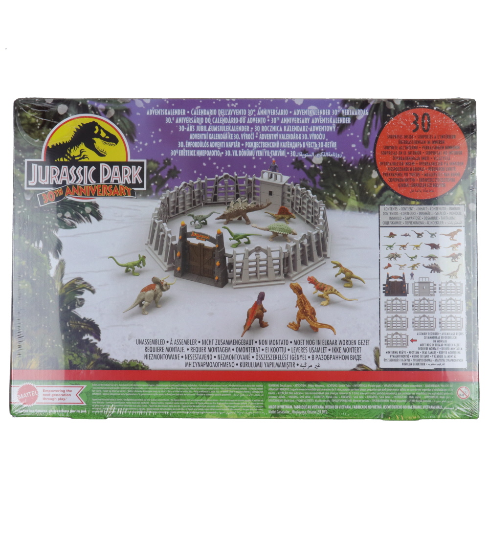 Jurassic Park Minis Advent Calendar - 24 Doors