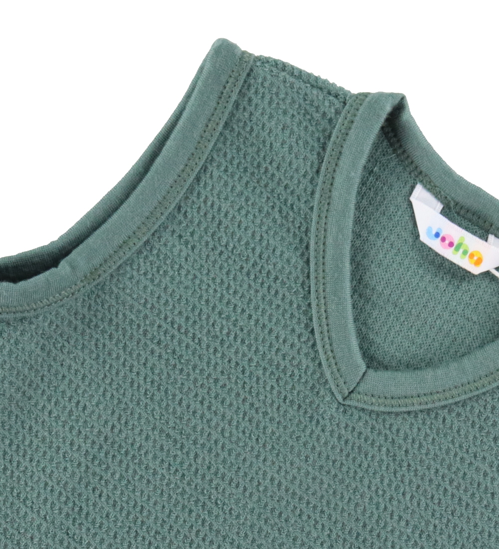 Joha Waistcoat - Wool - Dark Green