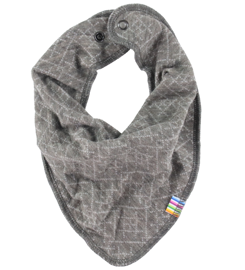 Joha Teething Bib - Wool - Brown