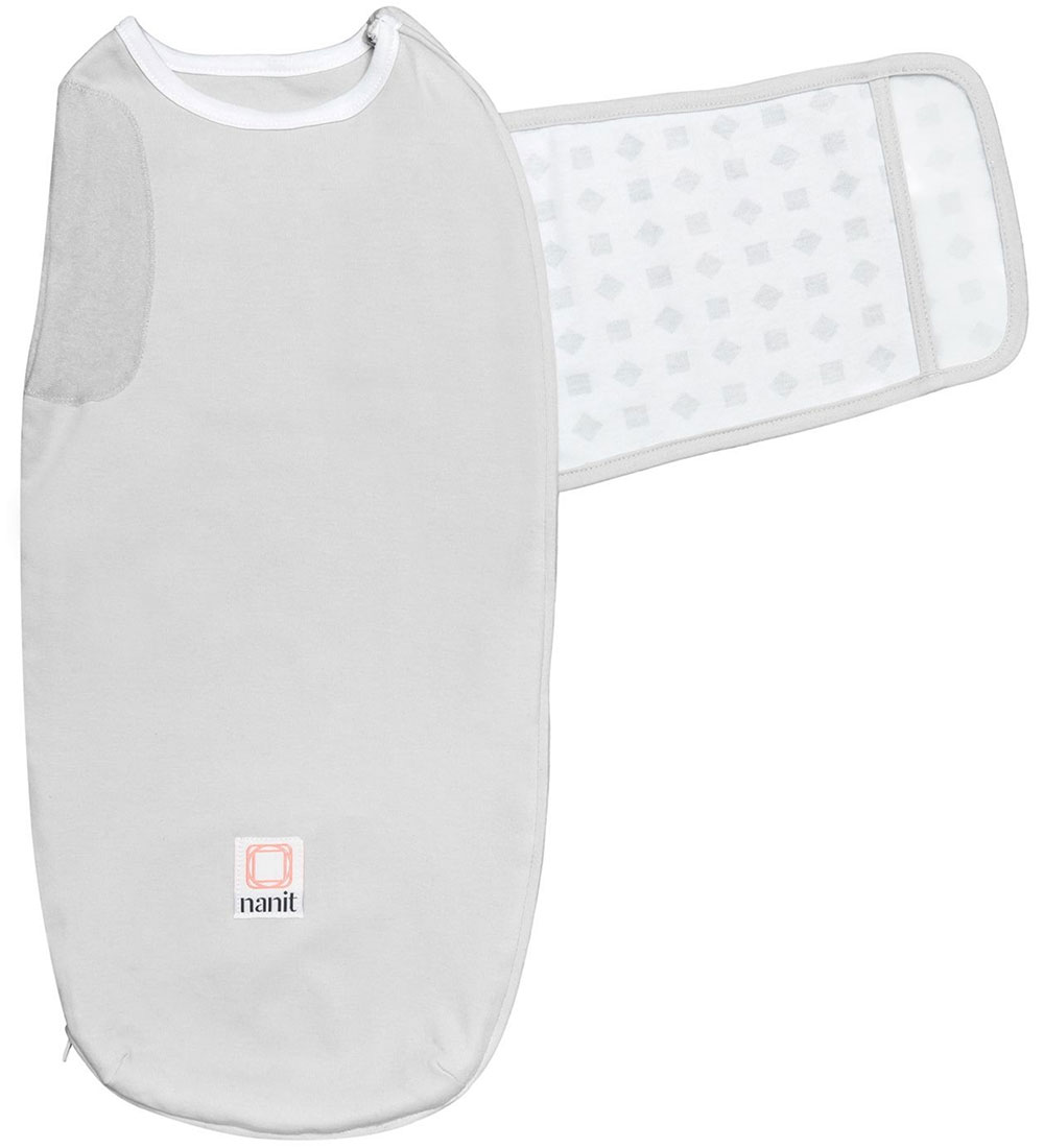 Nanit Baby Swaddle - Breathing Wear - Grey/Black