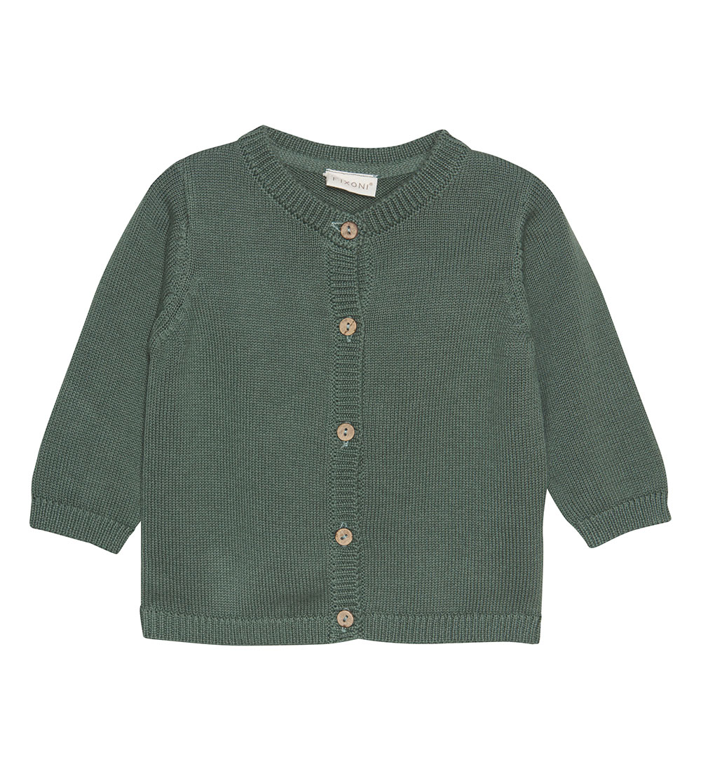 Fixoni Cardigan - Knitted - Duck Green