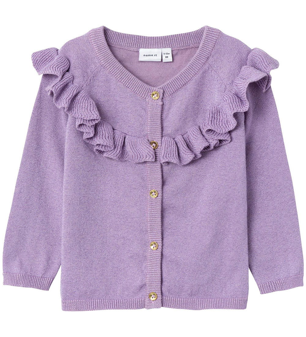 Name It Cardigan - NbfResine - Knitted - Lavender Mist