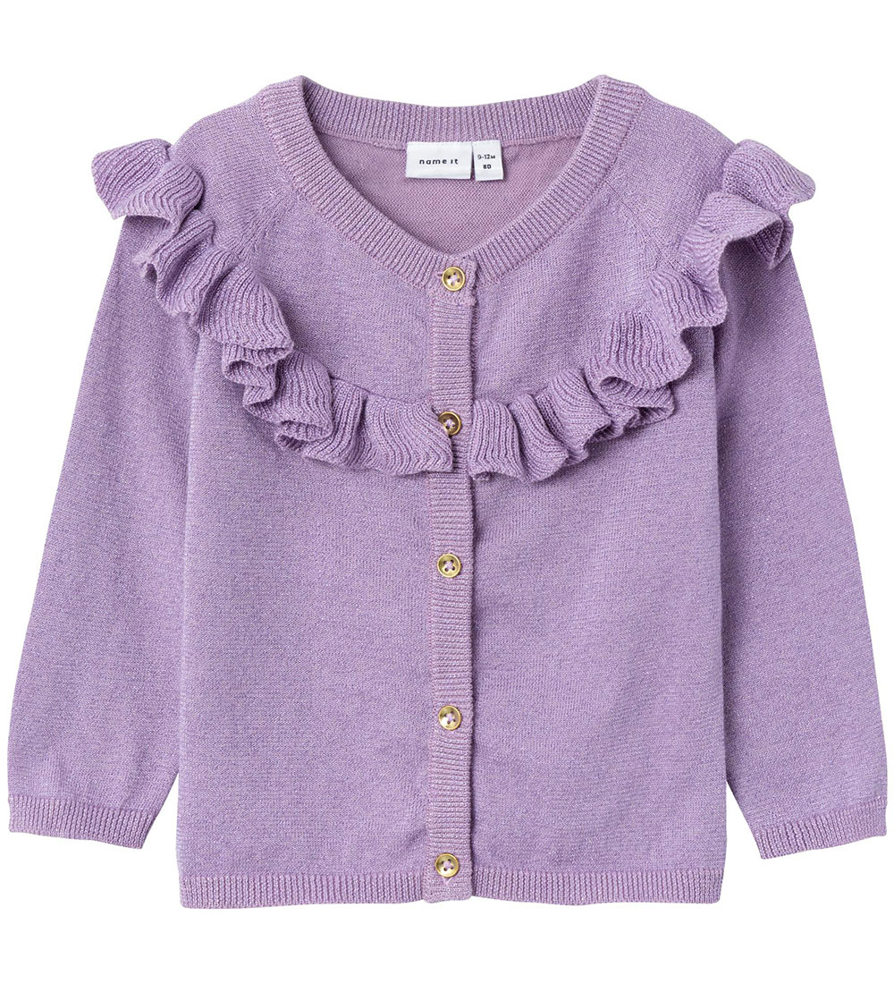 Name It Cardigan - NbfResine - Knitted - Lavender Mist