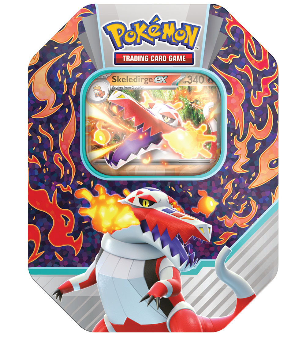 Pokémon Trading Card - Paldea Partners Tin - Skeledirge EX