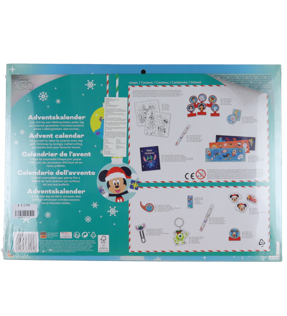 Walt Disney Standard Advent Calendar - 24 Doors