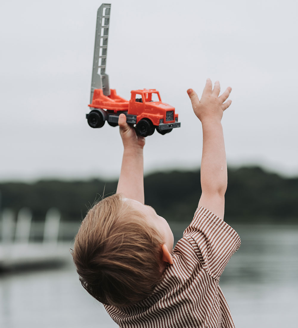 Dantoy Fire truck - 22 cm - Red