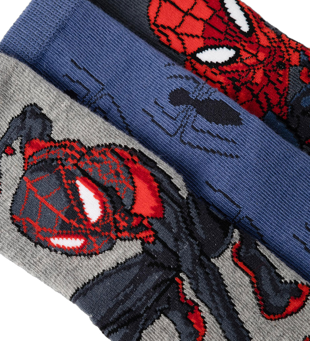 Name It Socks - NmmOsh Spider-Man - 3-Pack - India Ink/Bijou Bl
