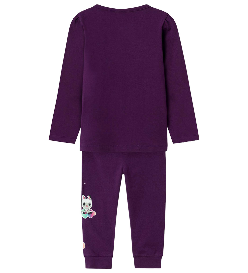 Name It Pyjama Set - NmfOrina Gabby - Plum Purple