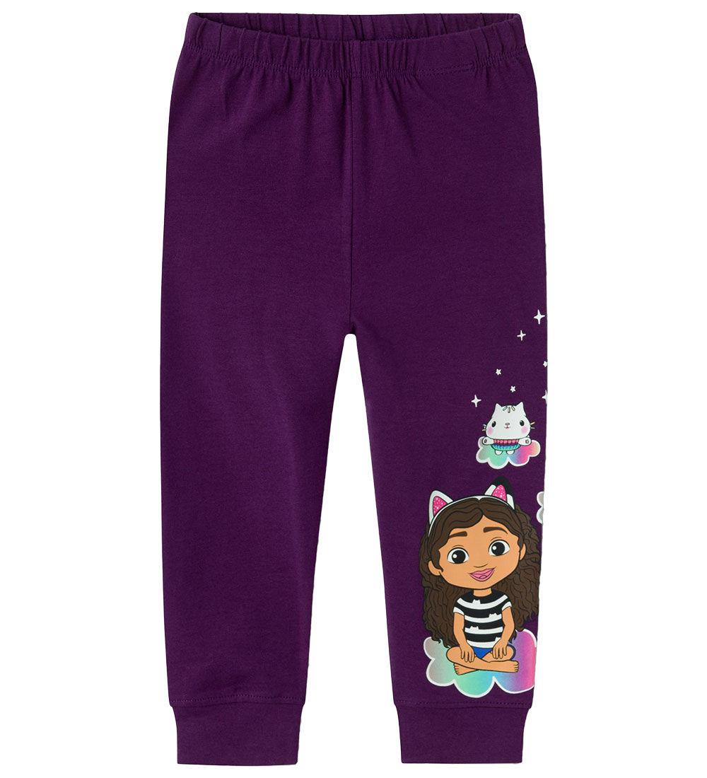 Name It Pyjama Set - NmfOrina Gabby - Plum Purple