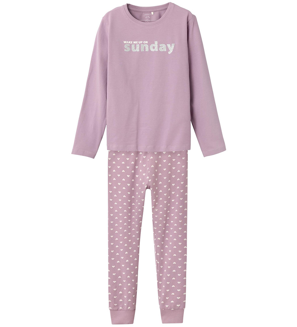 Name It Pyjama Set - NkfRisanne - Lavender Mist