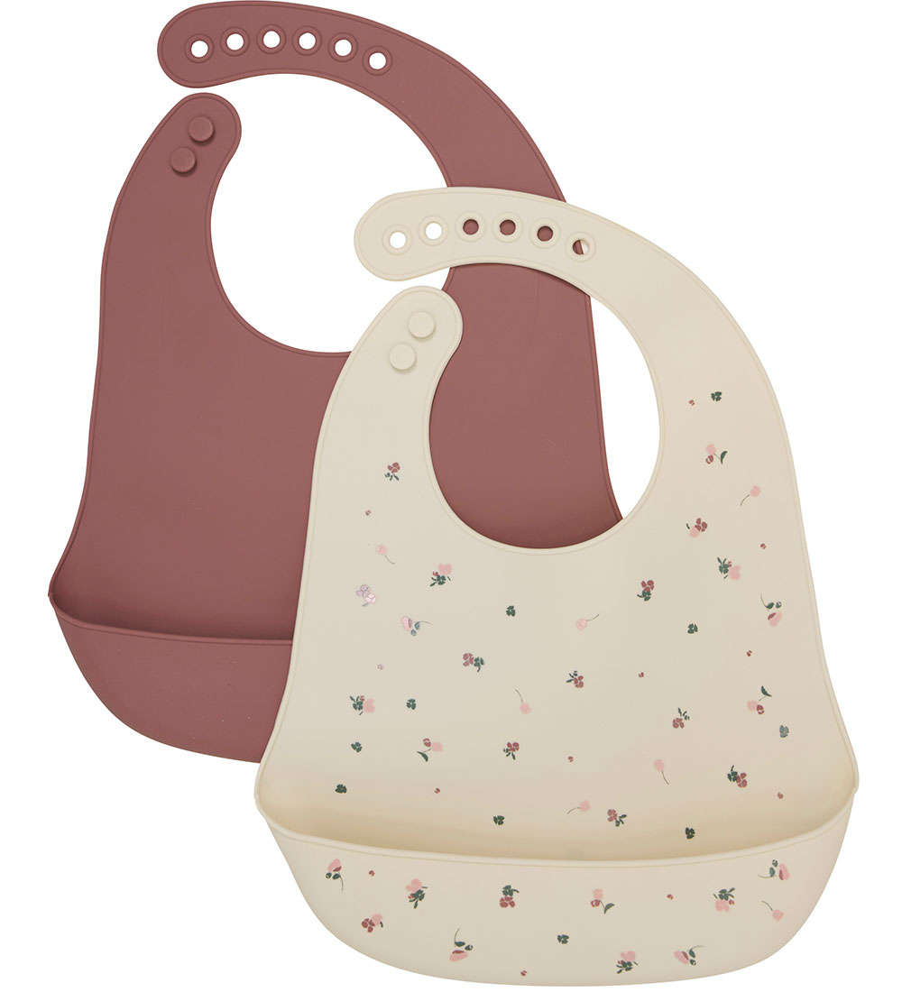 CeLaVi Lätzchen - 2er-Pack - Rose Brown