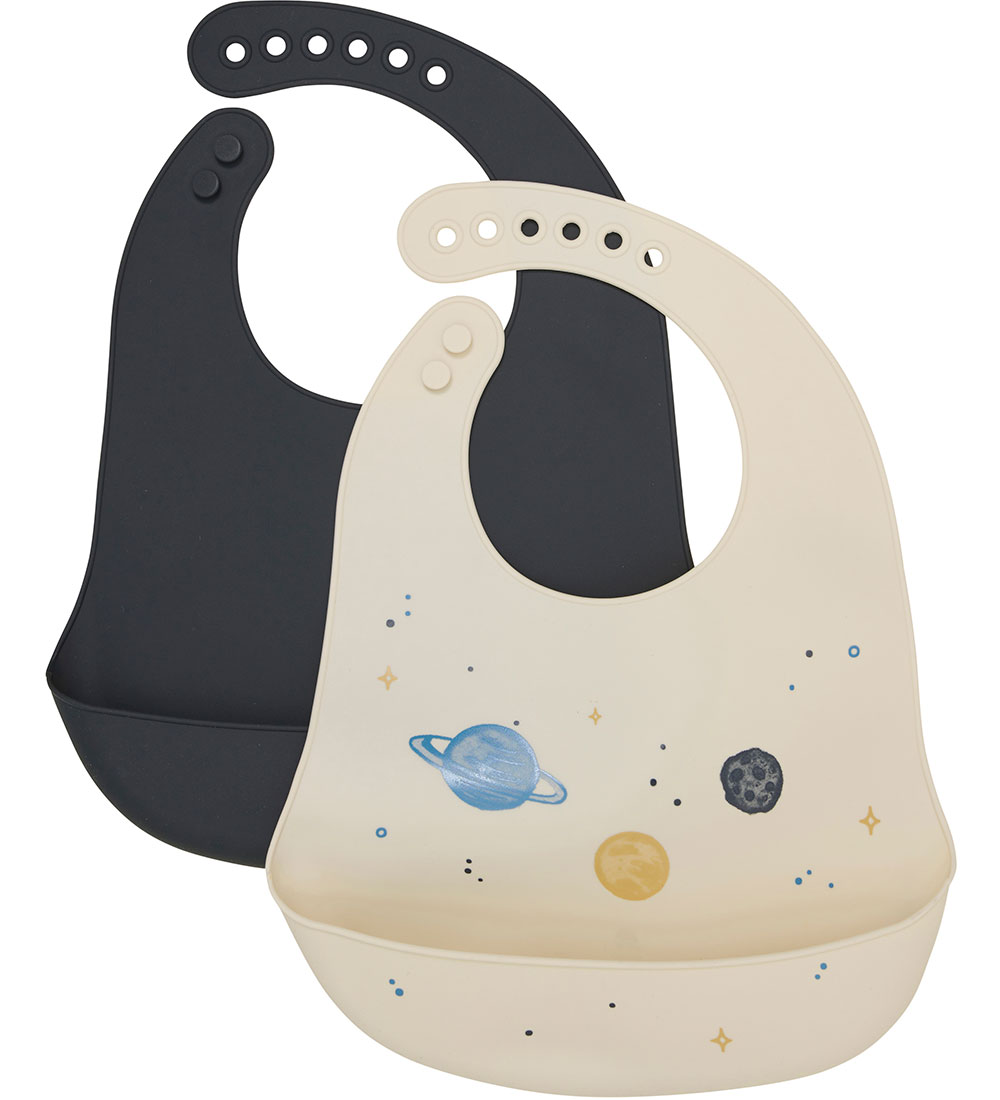 CeLaVi Lätzchen - 2er-Pack - Dark Navy