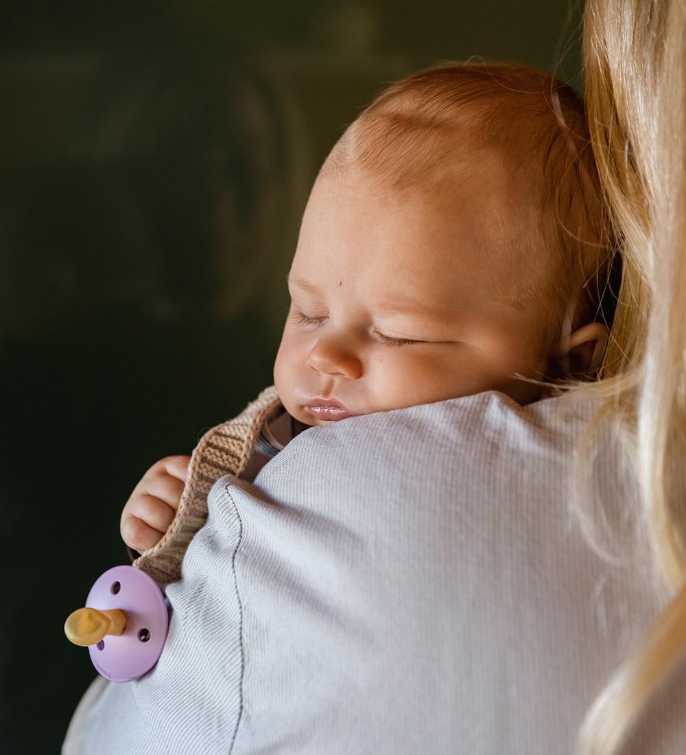 BIBS Pacifier Clip - Knitted - Vanilla
