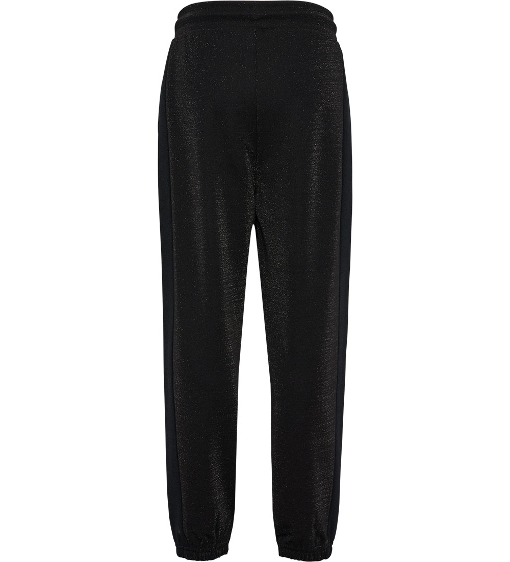 Hummel Broek - hmlMagda - Zwart m. Zilveren glitters