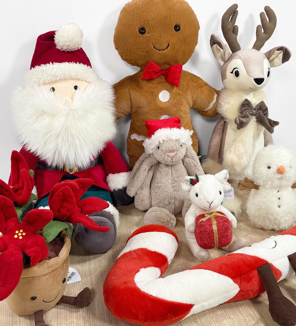 Jellycat Soft Toy - 31x12 cm - Bashful Christmas Bunny