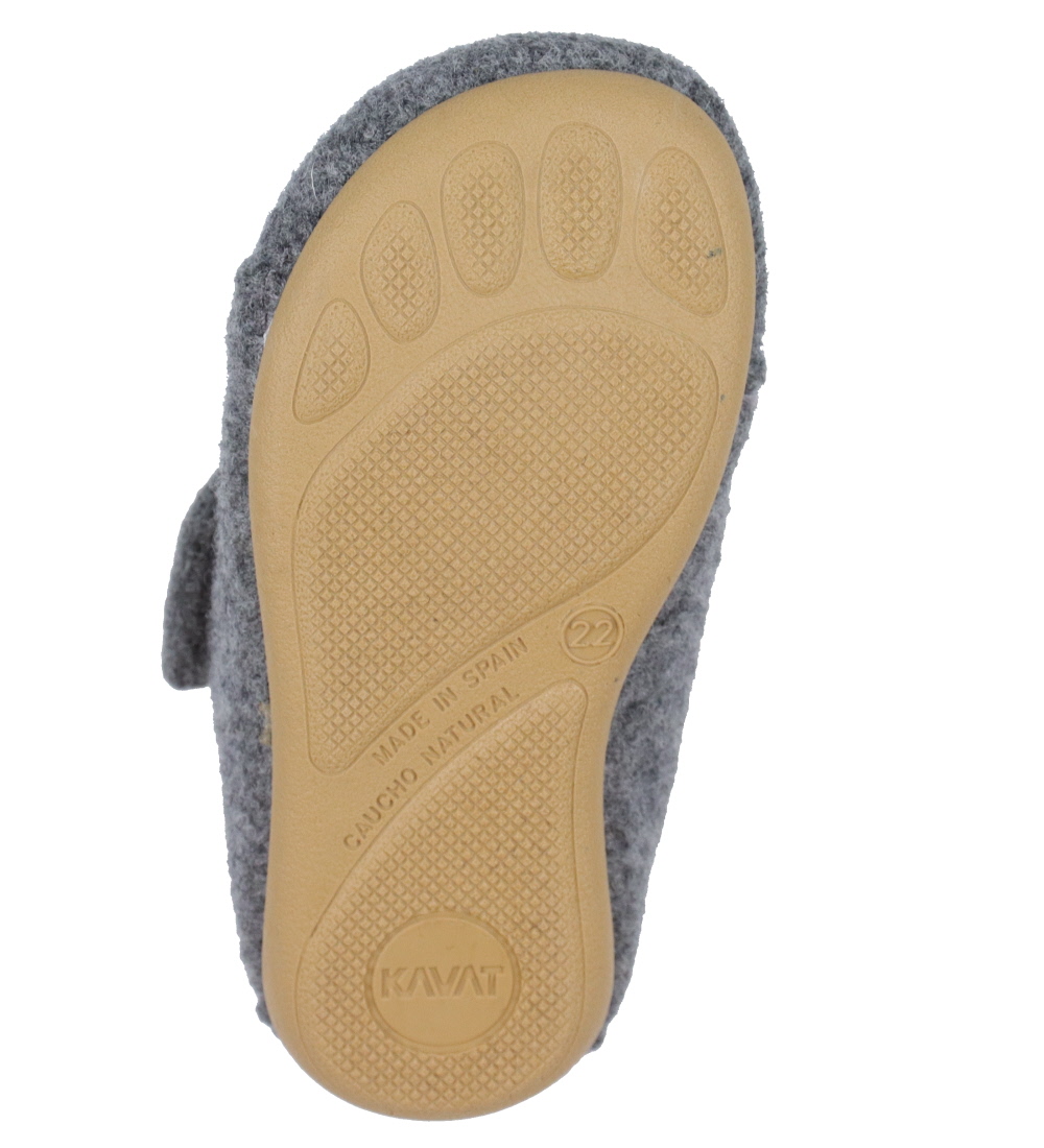 Kavat Slippers - Ulvshyttan WB - Wool - Grey