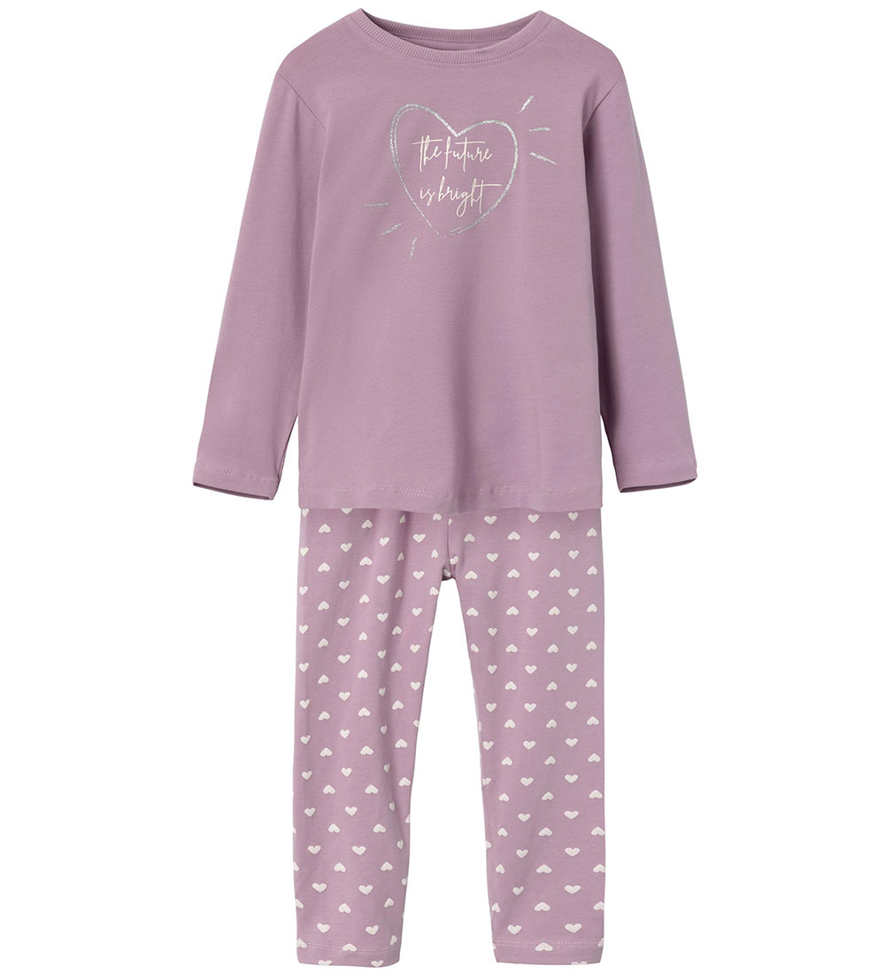 Name It Pyjama Set - NmfRisanne - Lavender Mist
